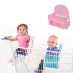 Buggy Bench Shopping Cart Seat in Posh Pink for Baby, Toddler, and Twins (Up To 40 Pounds)