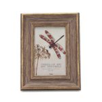 4×6 Inches Vintage Feel Rustic Picture Frame For Tabletop or Wall Hanging with Glass Front (4×6, Brown)