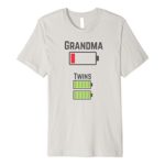 Tired Twin Grandma Low Battery Charge T-Shirt