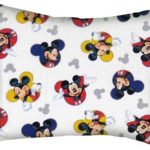 SheetWorld Percale Twin Pillow Case – Mickey Mouse – Made In USA