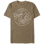 Fifth Sun Twin Peaks Welcome Sign Mens Graphic T Shirt