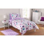 Mainstays Kids Hearts Bed-in-a-Bag Complete Bedding Set 5PC Twin