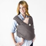 Baby Wrap Carrier,Baby Sling,Dad and Mom Baby Body Carrier,Snugglie Infant Baby Carrier,Breastfeeding Light Sling Wraps for Baby,Baby Holder Wraps,Great Baby Shower Gift by BELOPO(Latte Gray)