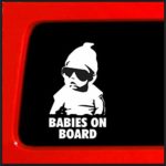 Baby on Board Carlos Hangover twins funny car vinyl sticker decal vinyl bumper