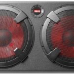 ION Audio Road Warrior – 500-Watt Portable Bluetooth Stereo Speaker System with Twin Lighted Speakers, On-Board FM Radio, Rechargeable Battery and AC/DC Power Inputs