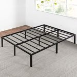 Best Price Mattress Full Bed Frame – 14 Inch Metal Platform Beds w/Heavy Duty Steel Slat Mattress Foundation (No Box Spring Needed), Black