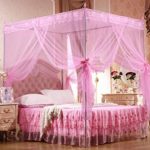 Little rock Romantic Princess Lace Canopy Mosquito Net Twin Full Queen King Bed