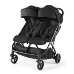 Summer Infant 3DPac CS+ Stroller, Lightweight One-Hand Compact Fold, Carseat Compatible, Black, Double