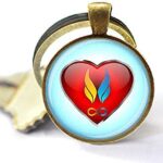 Twin flam Keychain Twin Flame Love Keychain Twin Flame Jewelry Heart Charm Jewelry Soul Mate Jewelry
