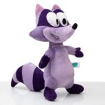ANGEL STUDIOS | Tuttle Twins Derek Plushie | Soft Stuffed Plush Toy | Bright Purple Raccoon | 13” Stuffed Character
